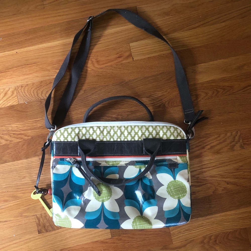 Laptop Case - Fossil - Flower Patter